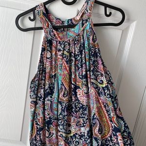 Long printed dress